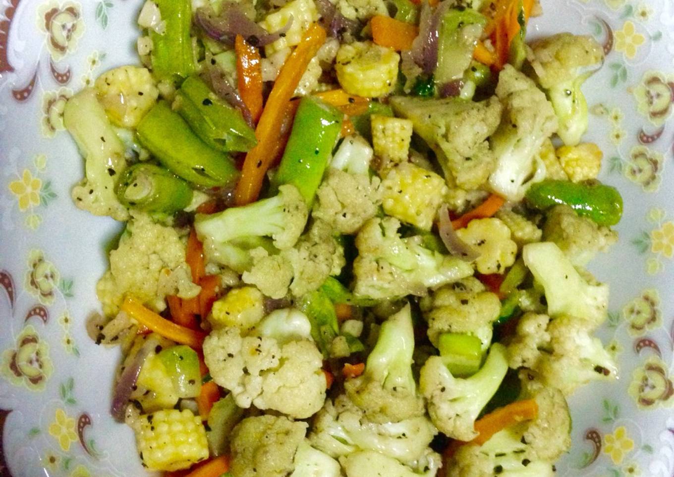 Recipe of Homemade Cauliflower Sesame Stir Fry