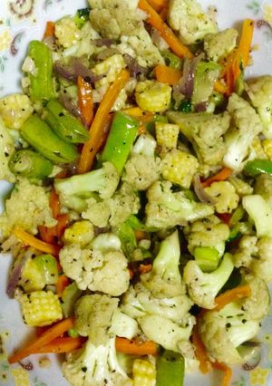 A picture of Cauliflower Sesame Stir Fry.