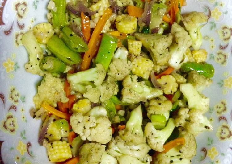 Recipe of Ultimate Cauliflower Sesame Stir Fry