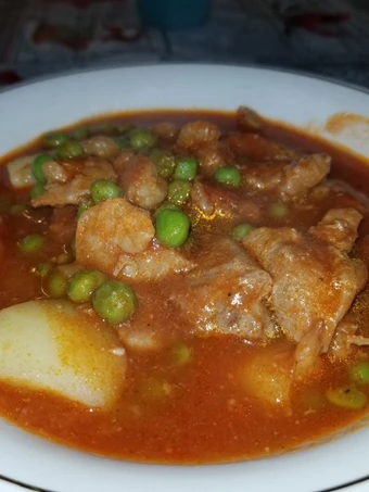 Easy Steps to Make Recipe Pork &amp; Shrimp Afritada that is Perfect, Delicious}