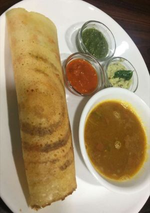 A picture of Masala Dosa.