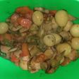 Oseng jamur kancing, telor puyuh dan wortel