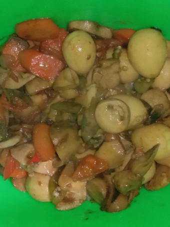 Anti Ribet, Memasak Oseng jamur kancing, telor puyuh dan wortel Simpel