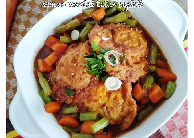 Semur Wortel Telur Ceplok