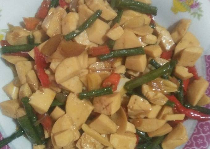 Resep Tumis putih telor kacang panjang Anti Gagal