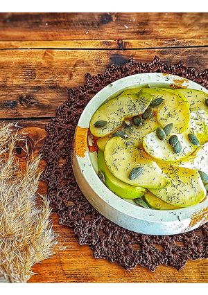 عکسی از دستور سالاد سیب سبز ✨