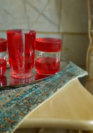 عکسی از دستور ژله میان تهی