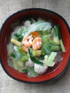 Foto resep Sop Bakso Udang