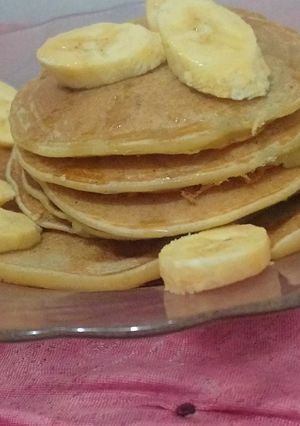 Foto resep 12. Pancake pisang madu