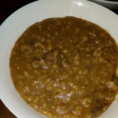 A picture of Split peas soup.