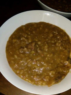 A picture of Split peas soup.