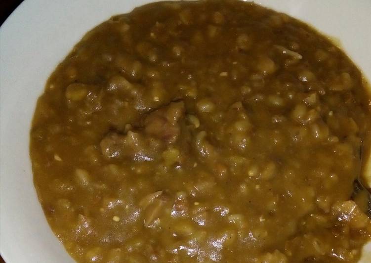 Split peas soup