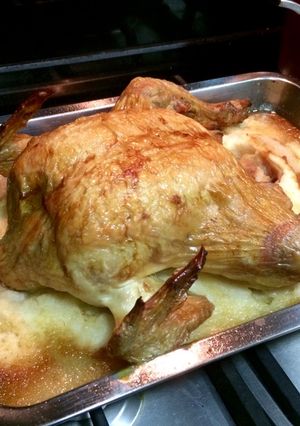 Una foto de Pollo a la sal