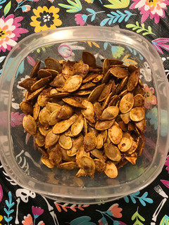 A picture of Roasted Pumpkin Seeds.