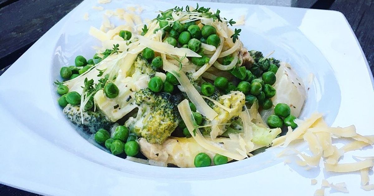 Grüne Pasta Mit Weißwein Käsesauce Rezept von _saurino - Cookpad