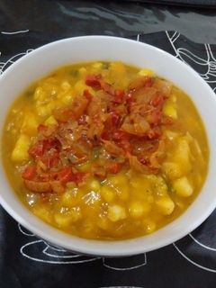 Una foto de Locro sin muchos ingredientes pesados