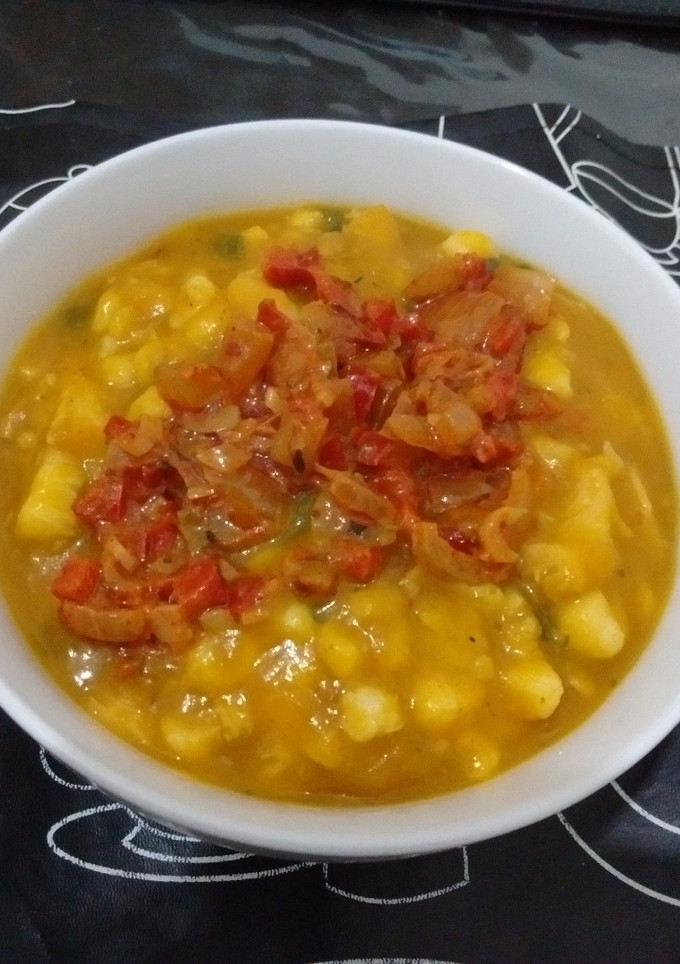 Una foto de Locro sin muchos ingredientes pesados