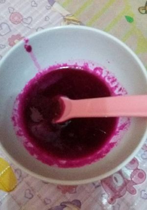 Foto resep Pure Buah Naga - MPASI