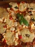 Pizza con masa integral