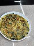 Tortilla de hojas de acelgas suizas