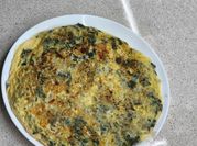 Una foto de tortilla de acelga