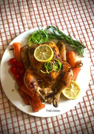 Foto resep Chicken herb butter rosemary (ayam panggang rosemary)