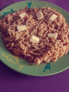 صورة لوصفة اندومي بالجبن🍝