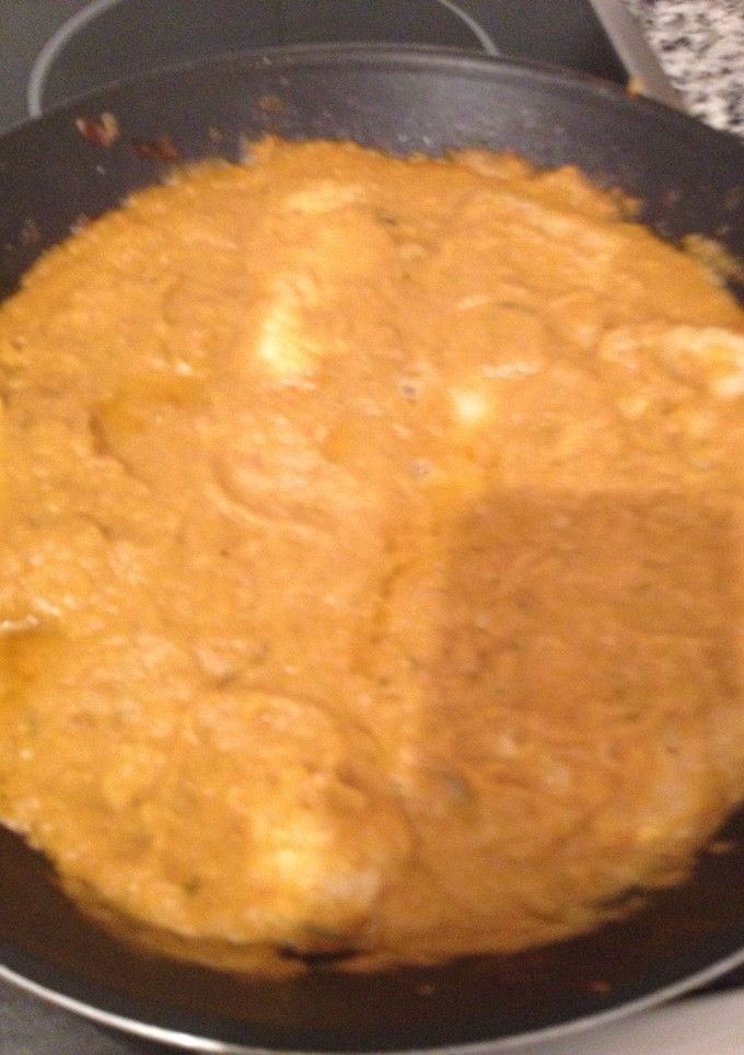 Una foto de Bacalao con tomate casero