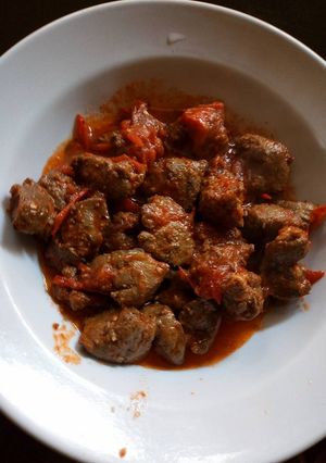 A picture of Wet fry Beef.