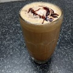 A picture of Chocolate Chips Ice Cream in Cold Coffee!!.