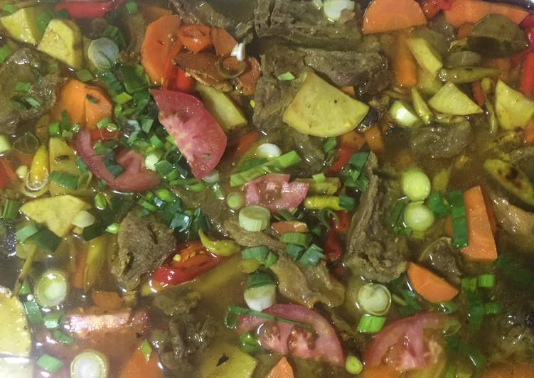 Pindang tetelan sapi