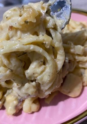 Foto resep Spaghetti Creamy Carbonara