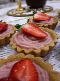 تارتليت بكريمة الفراولة 🍓