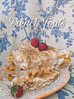 Hình của món Tiramisu French Toast.
