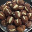 Bolitas de fraile con crema pastelera