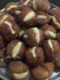 Bolitas de fraile con crema pastelera