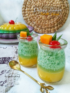 Foto resep Puding Lumut Jeruk Susu