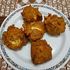 Egg pakoda A picture of Egg pakoda.