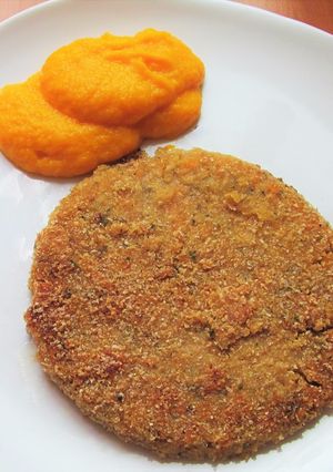 Una foto de Milanesas de soja con rebozado de avena