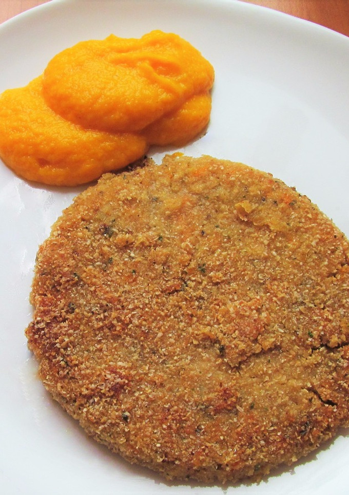 Una foto de Milanesas de soja con rebozado de avena