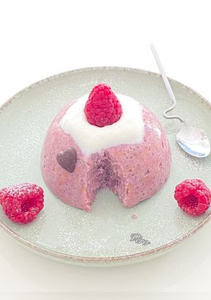 Une photo de Pudding aux fruits rouges 💕