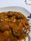 Albóndigas a la jardinera