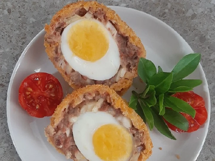 Cara Sederhana Membikin Resep  Scotch Eggs a.k.a Bistik Telur yang Sempurna, Lezat