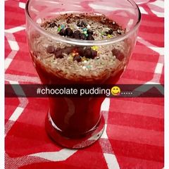 Chocolate pudding A picture of Chocolate pudding.
