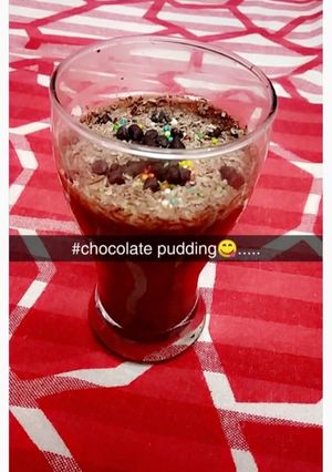 A picture of Chocolate pudding.