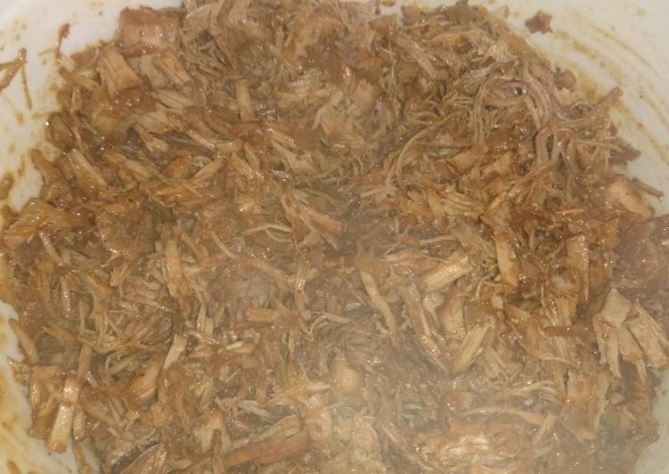 Recipe of Homemade Quick BBQ Pulled Pork