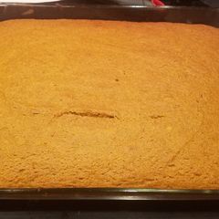 A picture of Gluten free/ corn free Pumpkin pie cake.