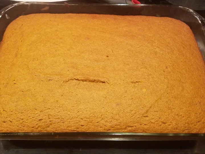 Easy Way Make Gluten free/ corn free Pumpkin pie cake the So Delicious Delicious