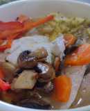 Ramen de pavo