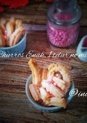 Foto resep Churros Enak,1 Telur,No Mixer